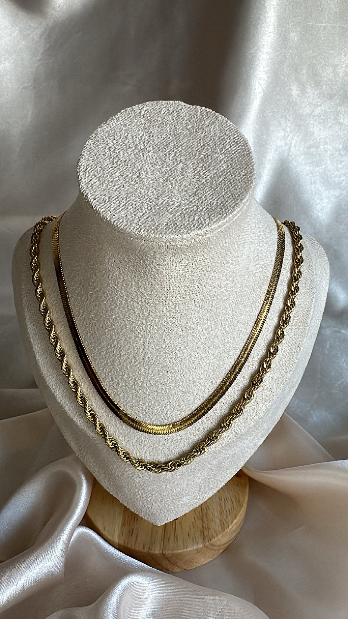 Necklace Chain Bundle Gold