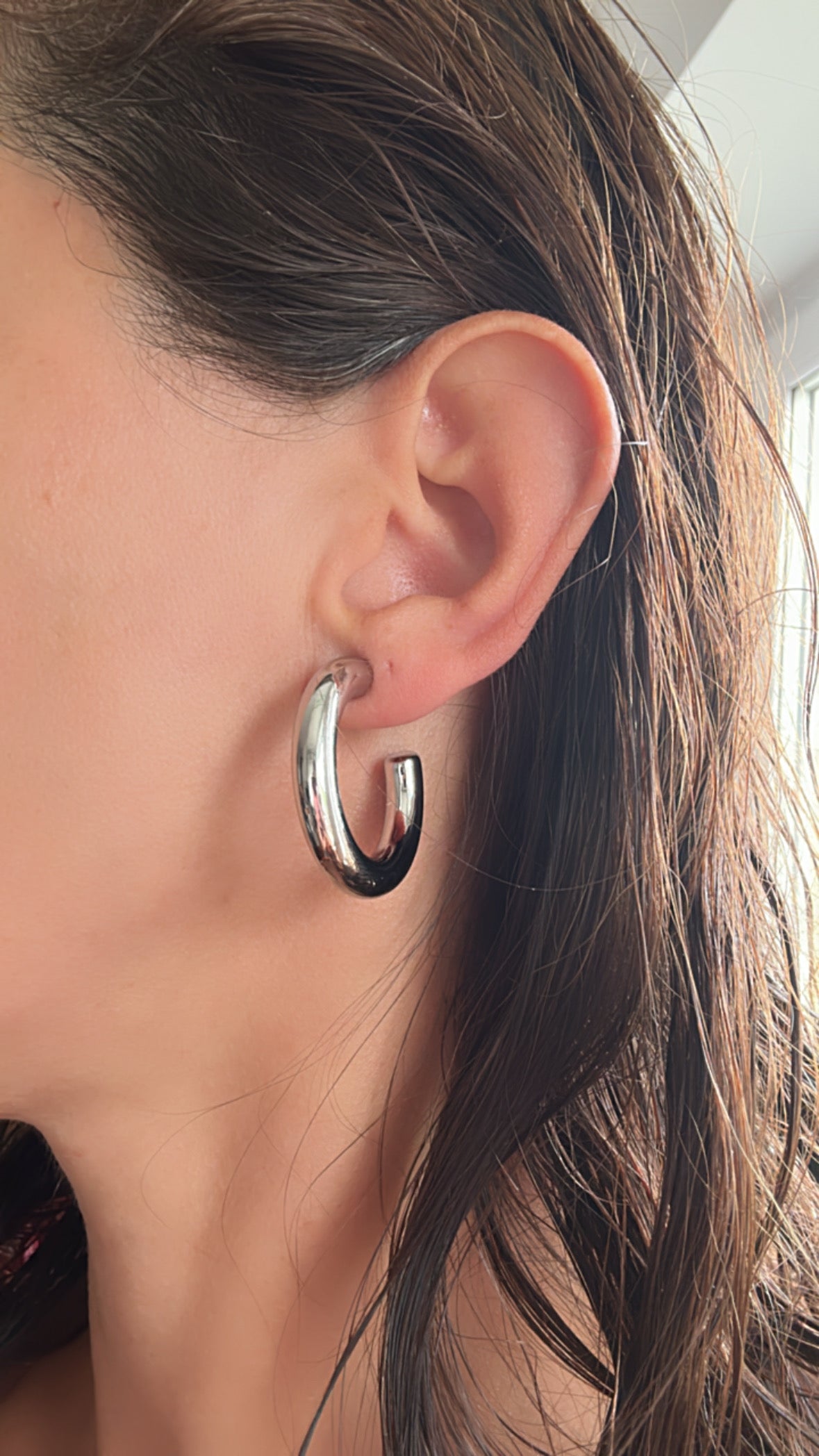 Adele thick Hoop Earrings