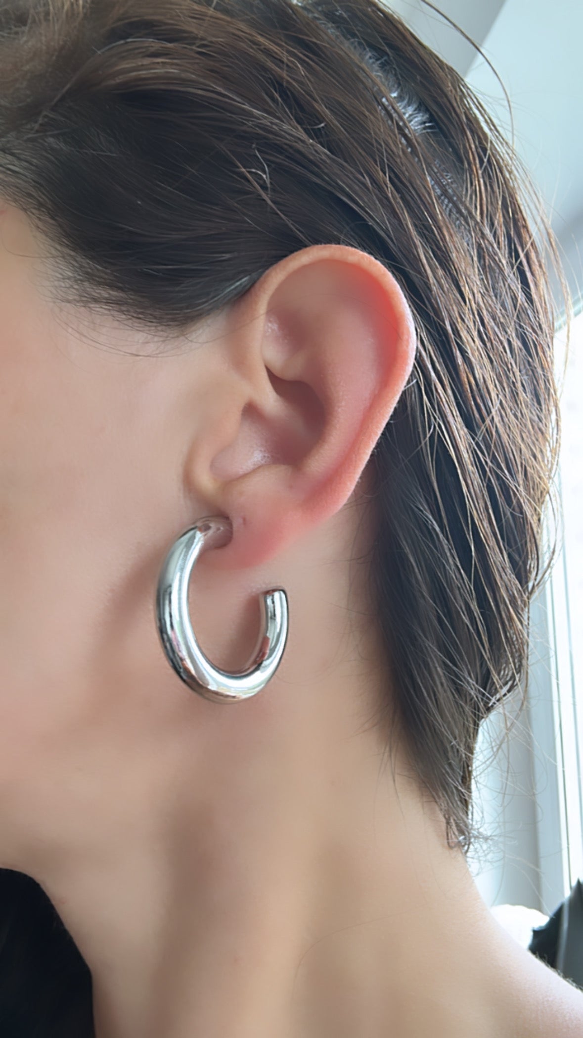 Adele thick Hoop Earrings