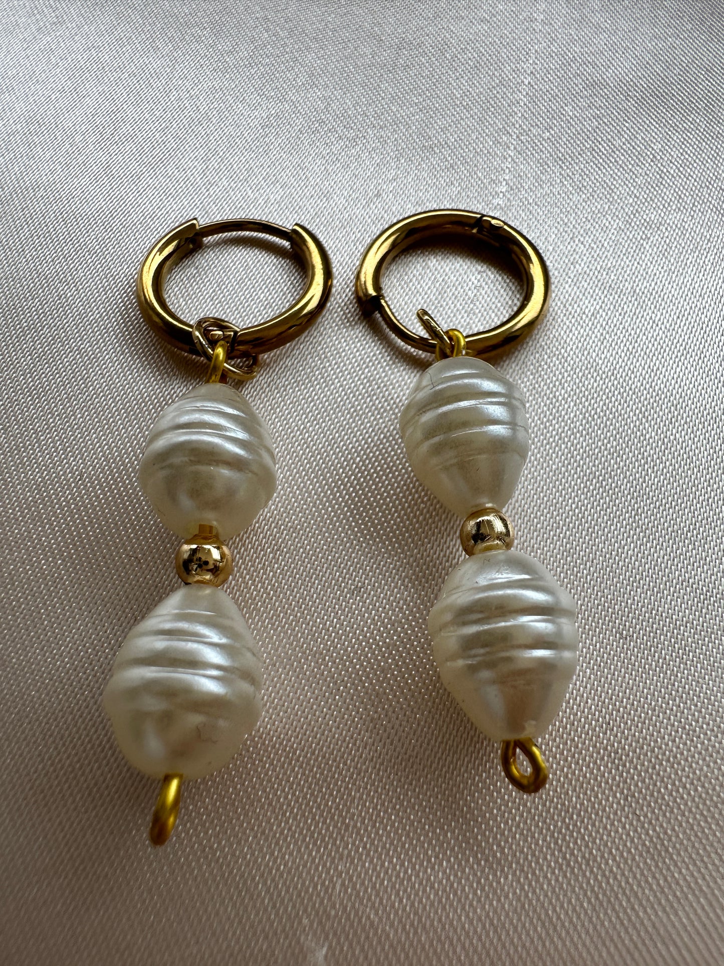Handmade Dainty Pearl Earrings-Gift For Her