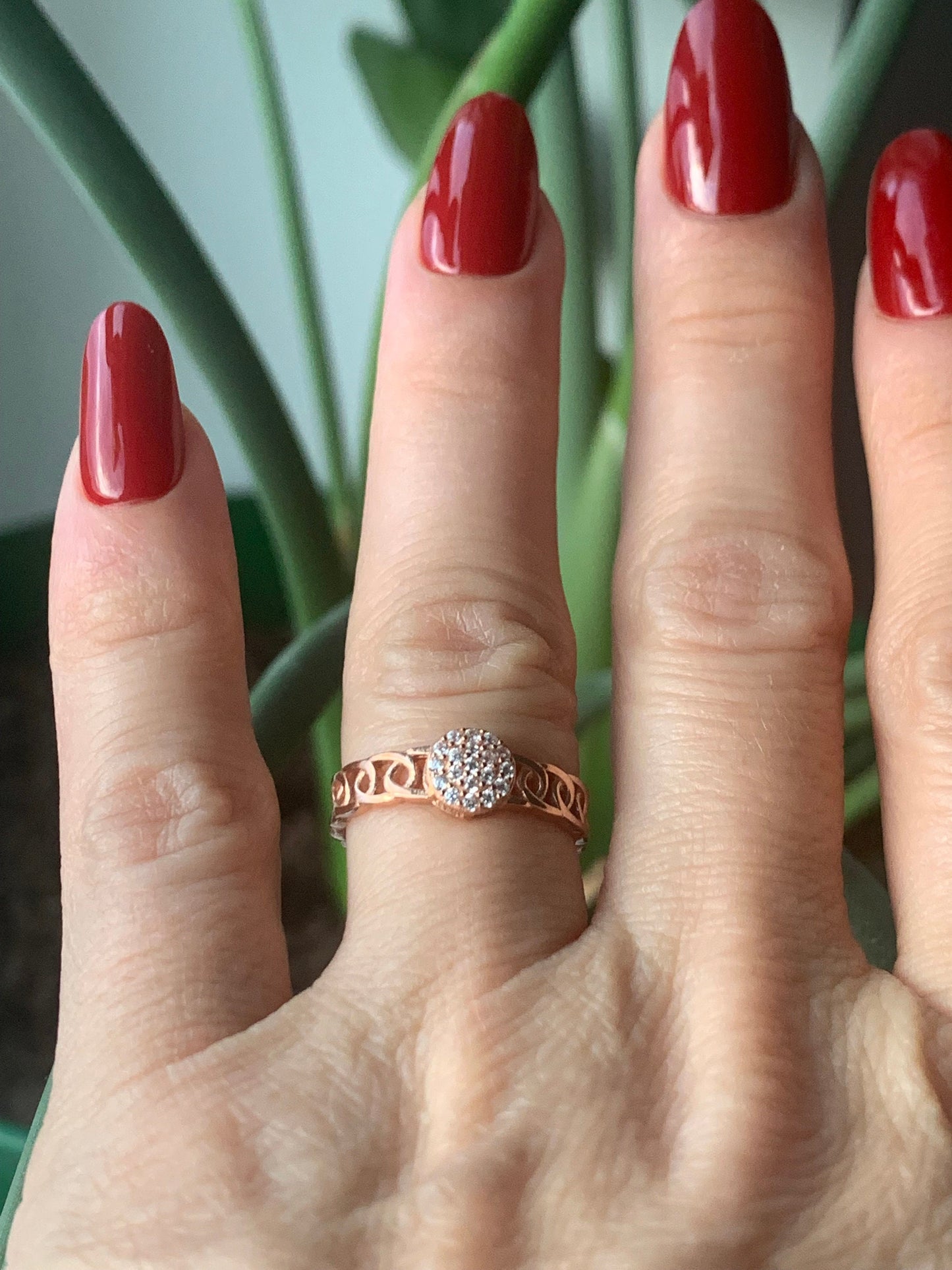 Rose gold Dainty Ring