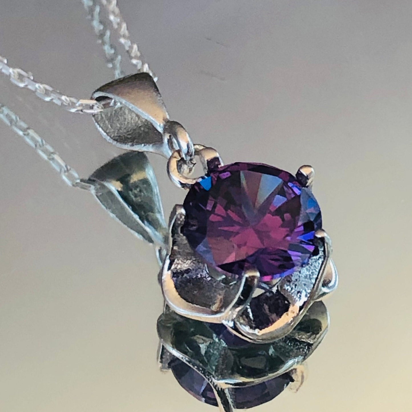 Alice Amethyst Dainty Necklace