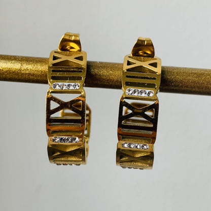 Gold Hoop Earrings: Stainless Steel, Tarnish-Free