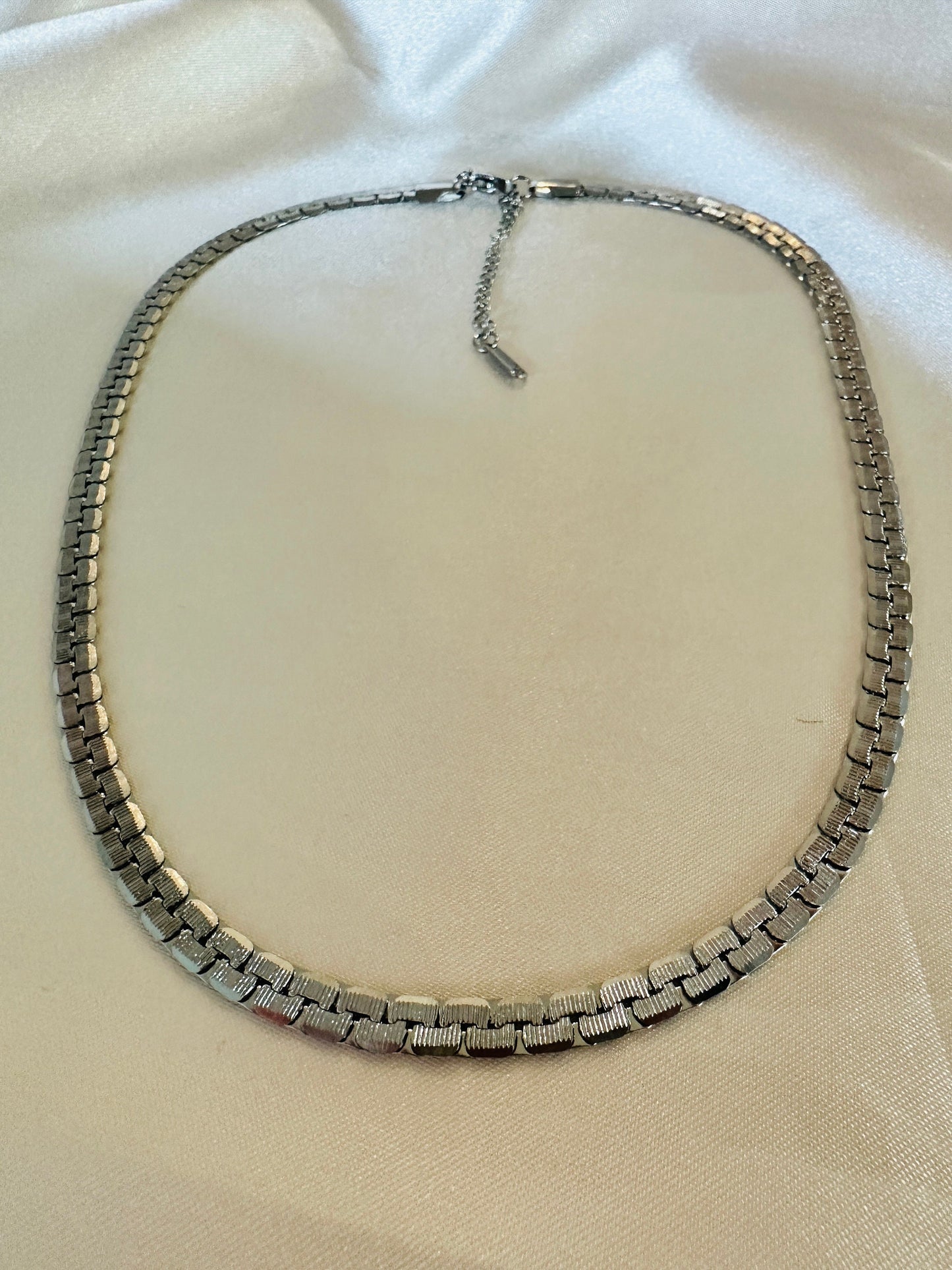 Stainless Steel Chain Necklace for Men - Silver Tone, 45cm