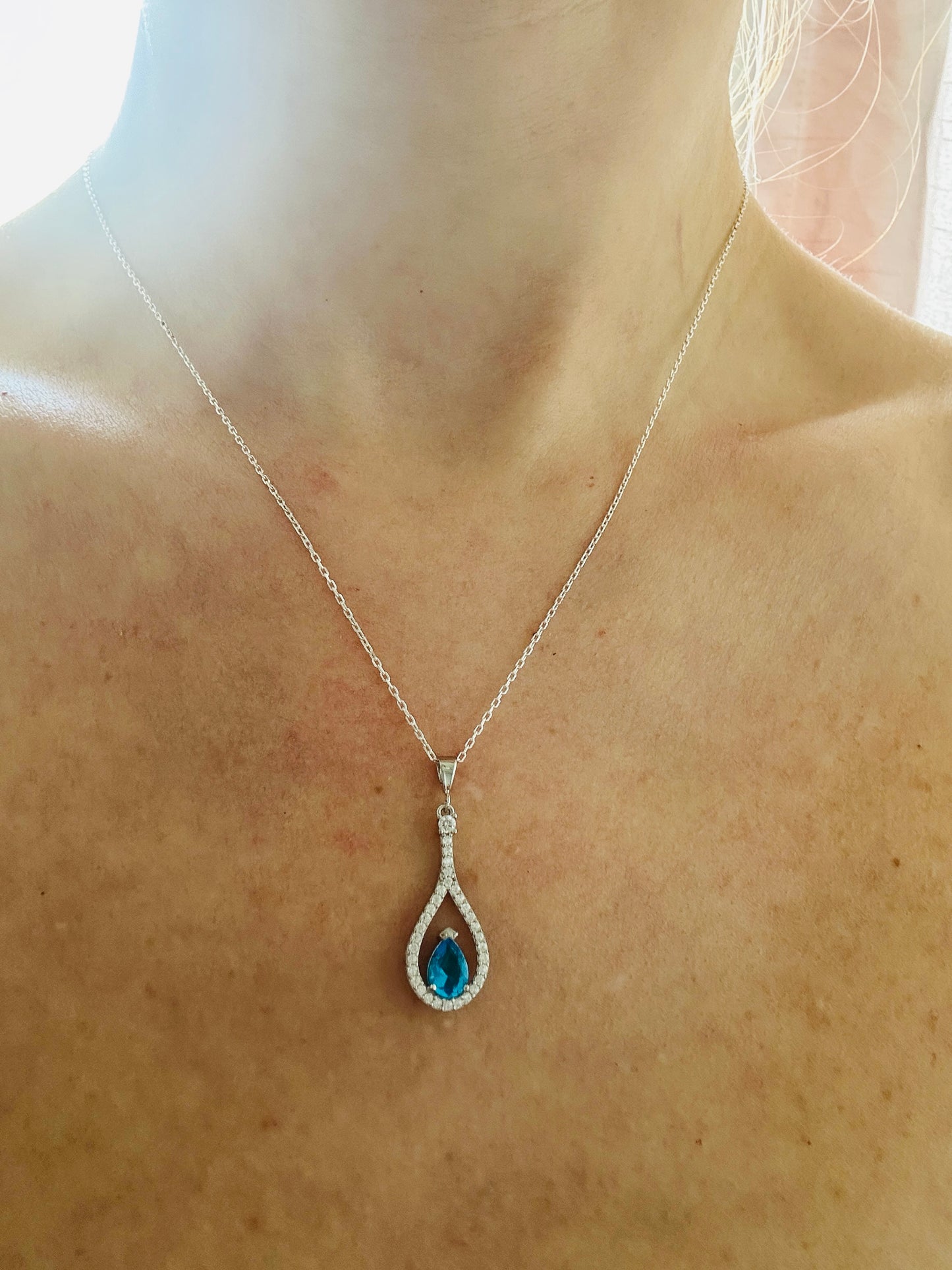 Diana Aquamarine Necklace