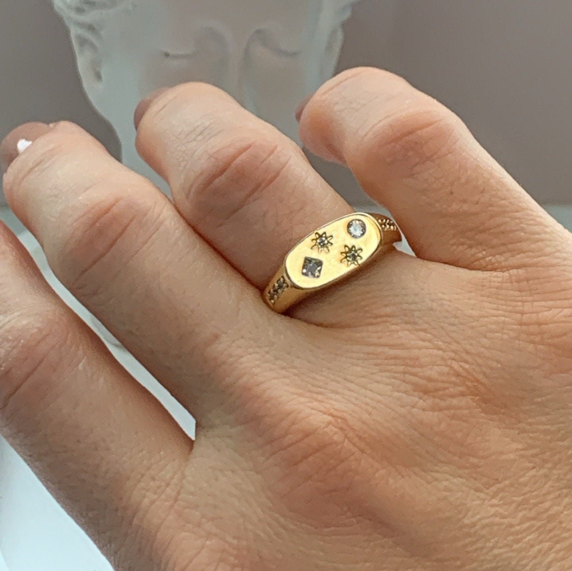 Gold Adjustable Rings