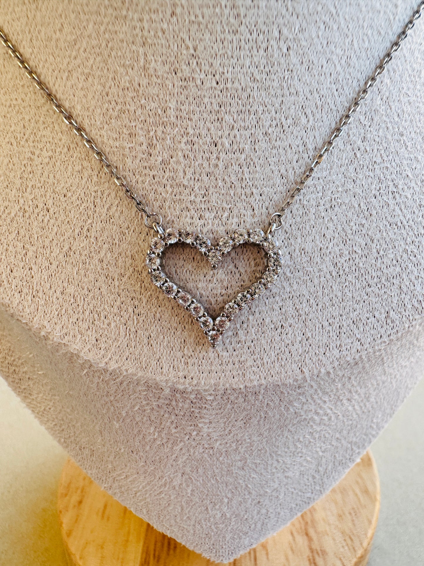 Sparkling Heart Necklace