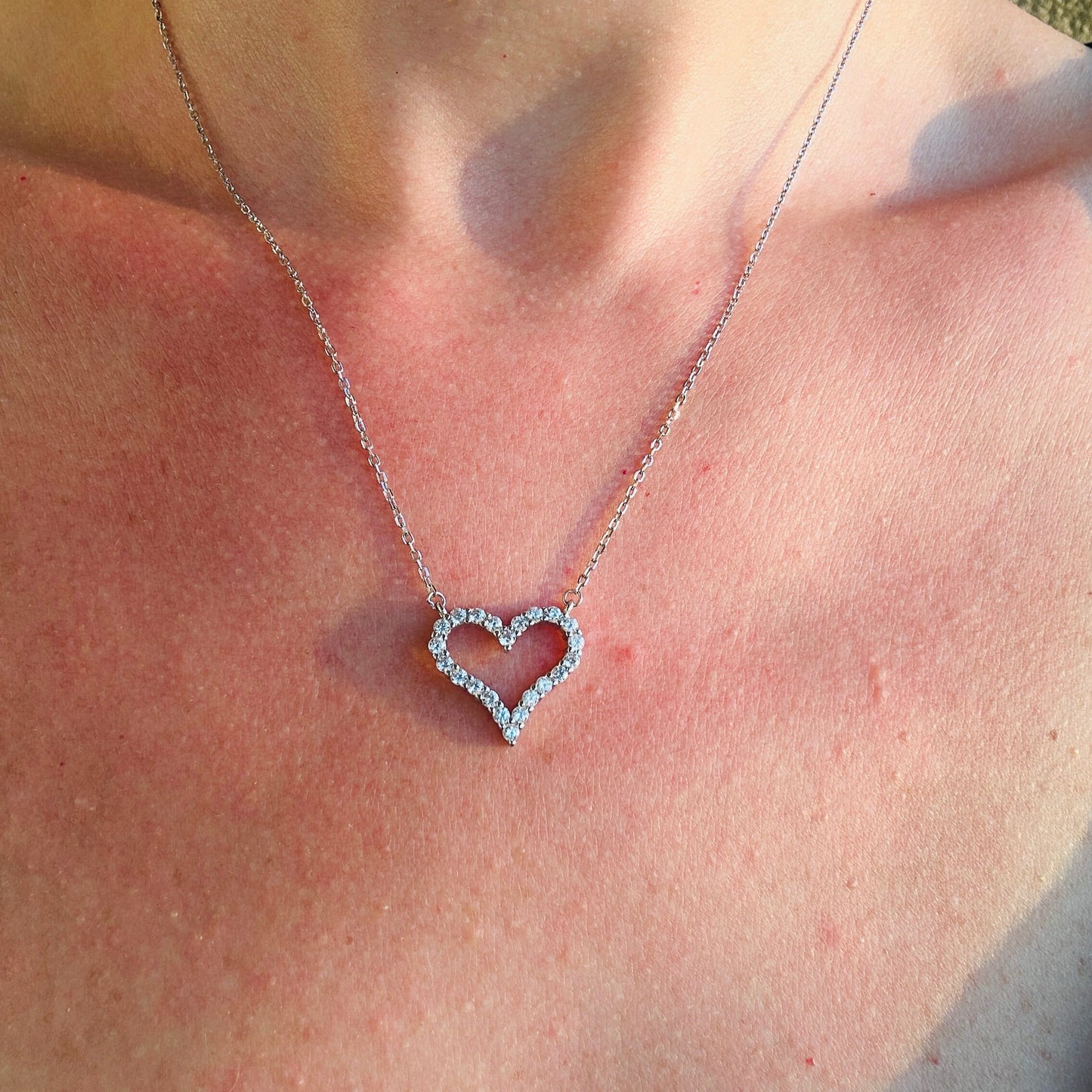 Sparkling Heart Necklace