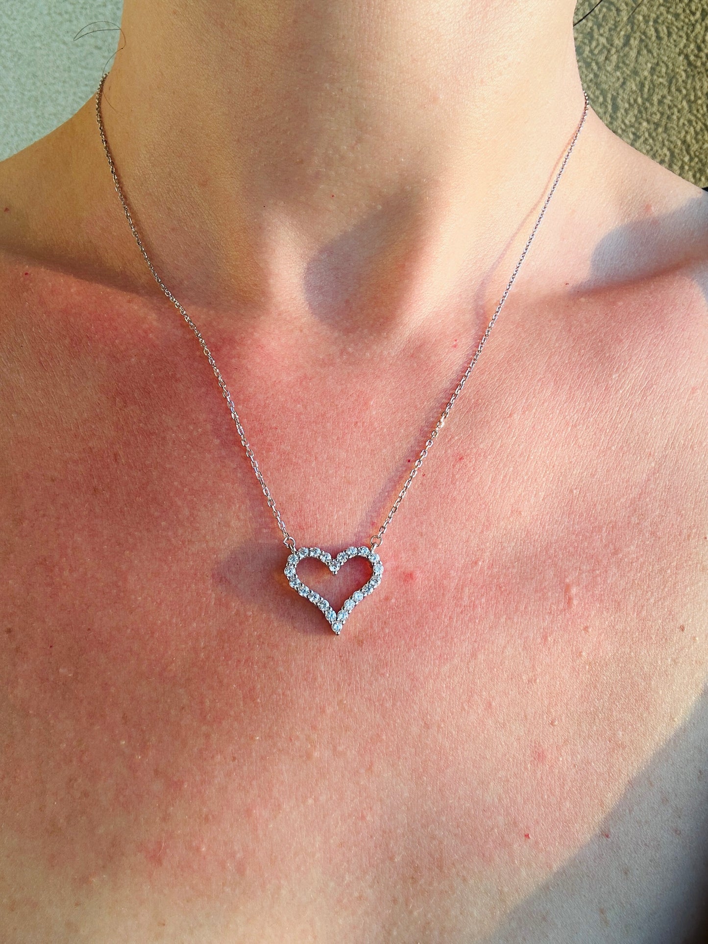 Sparkling Heart Necklace