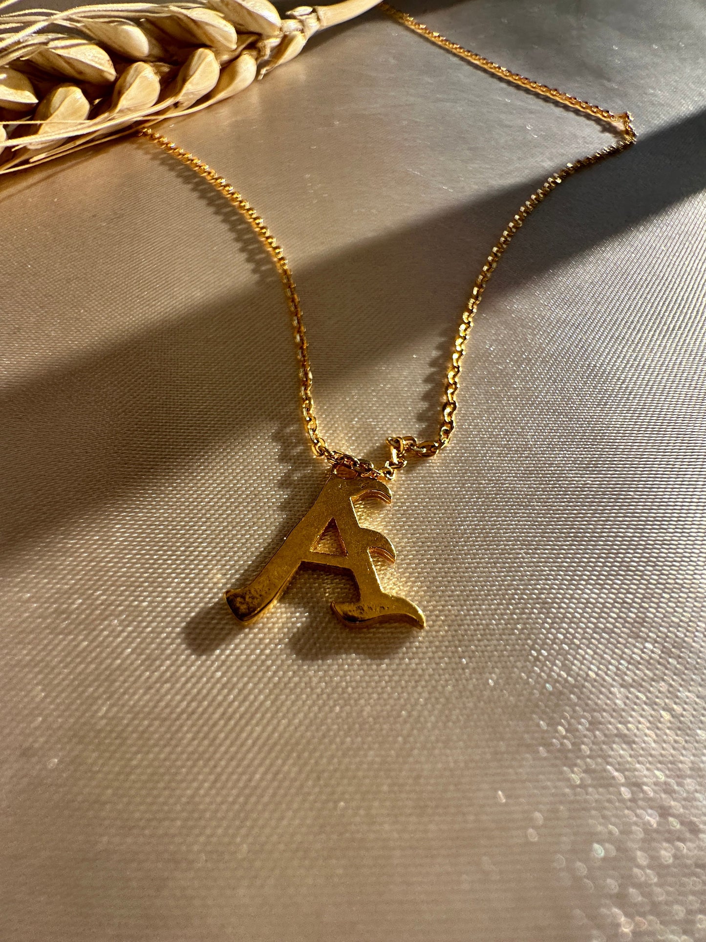 Initial Letter Necklace-Gift for Her-Unique