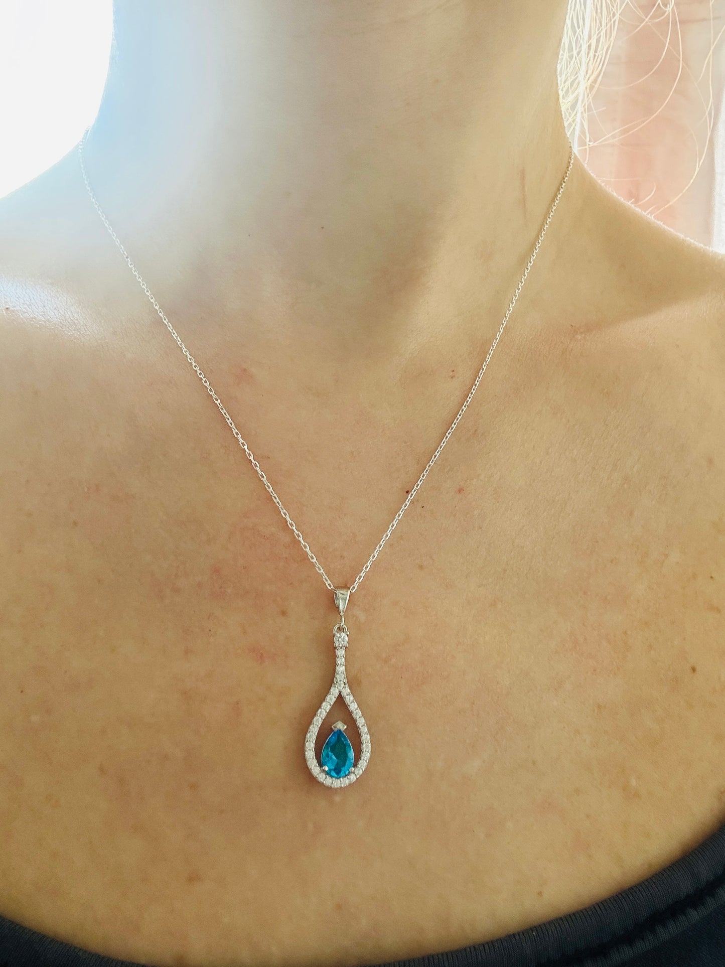 Diana Aquamarine Necklace