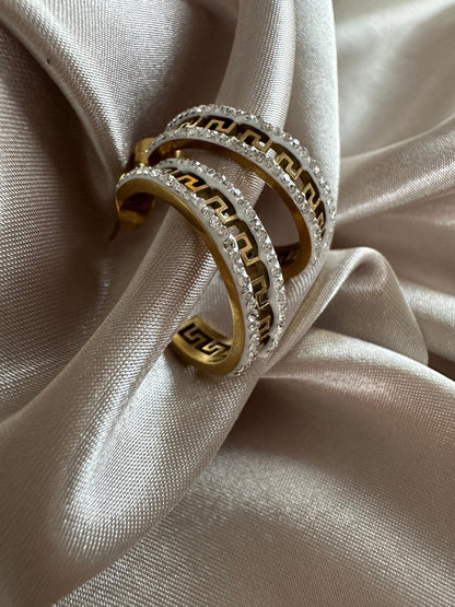 Gold Hoop Earrings: Stainless Steel, Tarnish-Free
