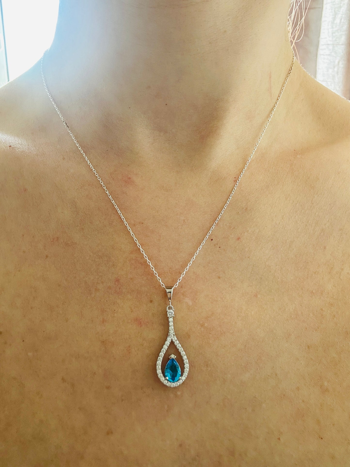 Diana Aquamarine Necklace