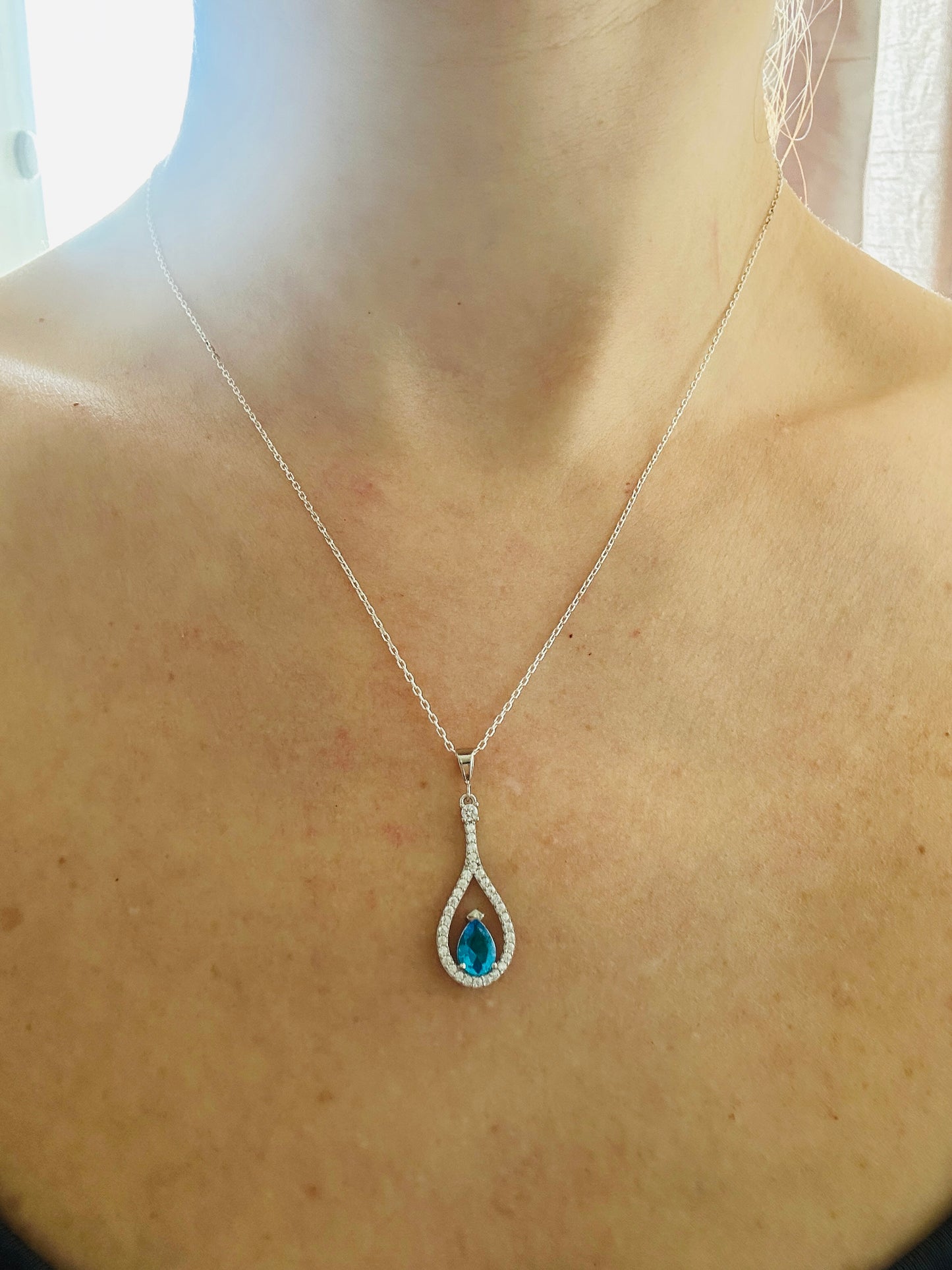 Diana Aquamarine Necklace