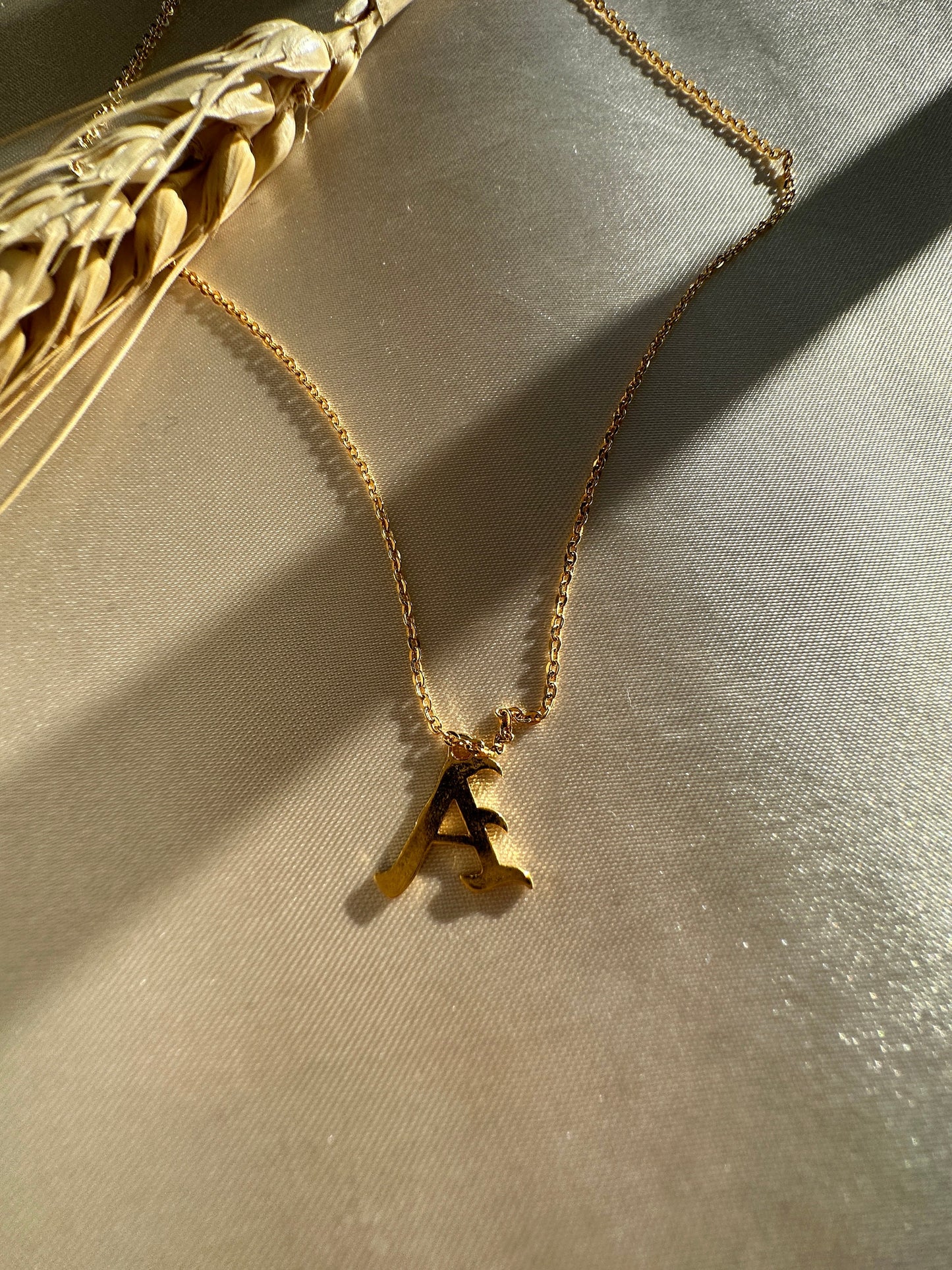 Initial Letter Necklace-Gift for Her-Unique