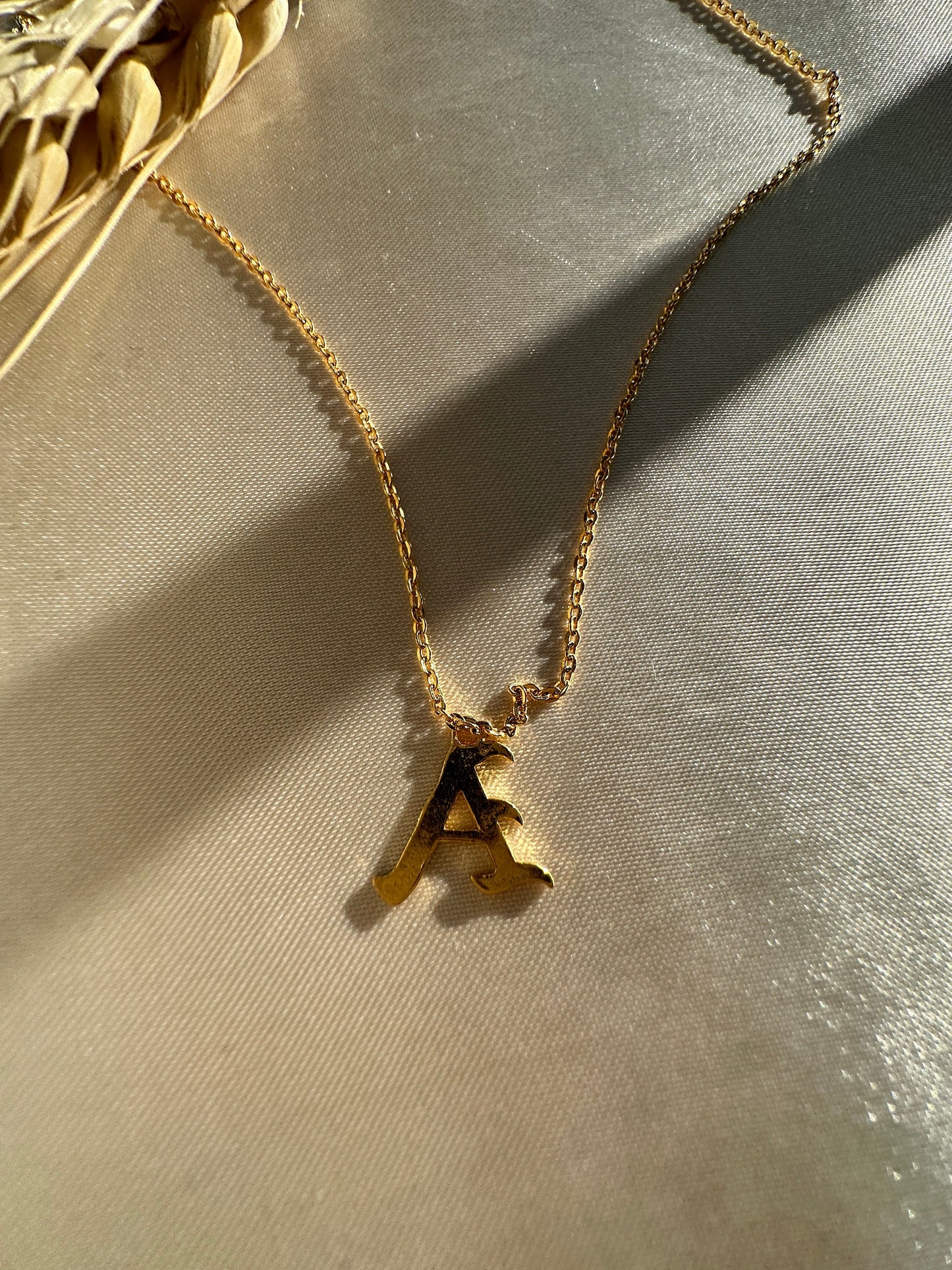 Initial Letter Necklace-Gift for Her-Unique