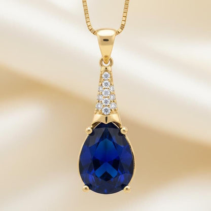 Amethyst Gold Vermeil Necklace -February Birthstone Jewelry-