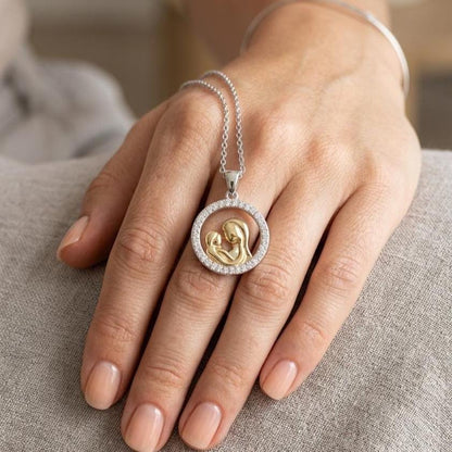 Gold Vermeil Mother-Child Necklace - Heartfelt Gift for Moms - Mother's Day