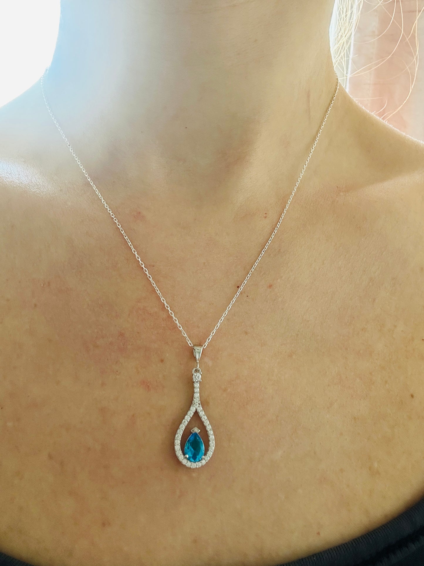 Diana Aquamarine Necklace