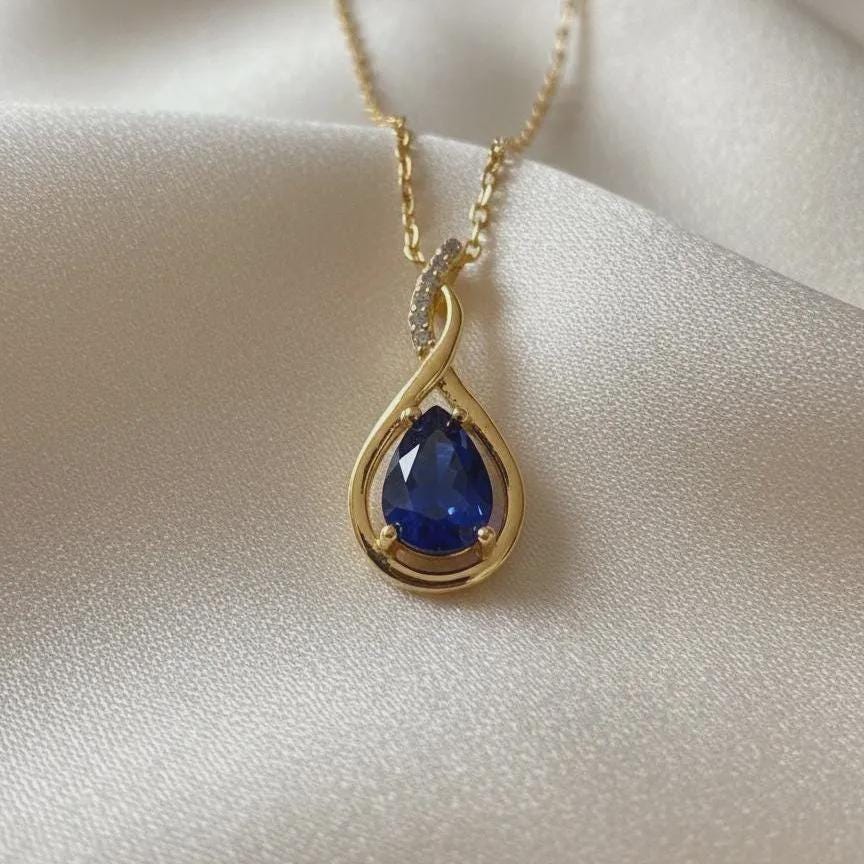 Amethyst Infinity Necklace -February Birthstone Pendant - Gift For Her