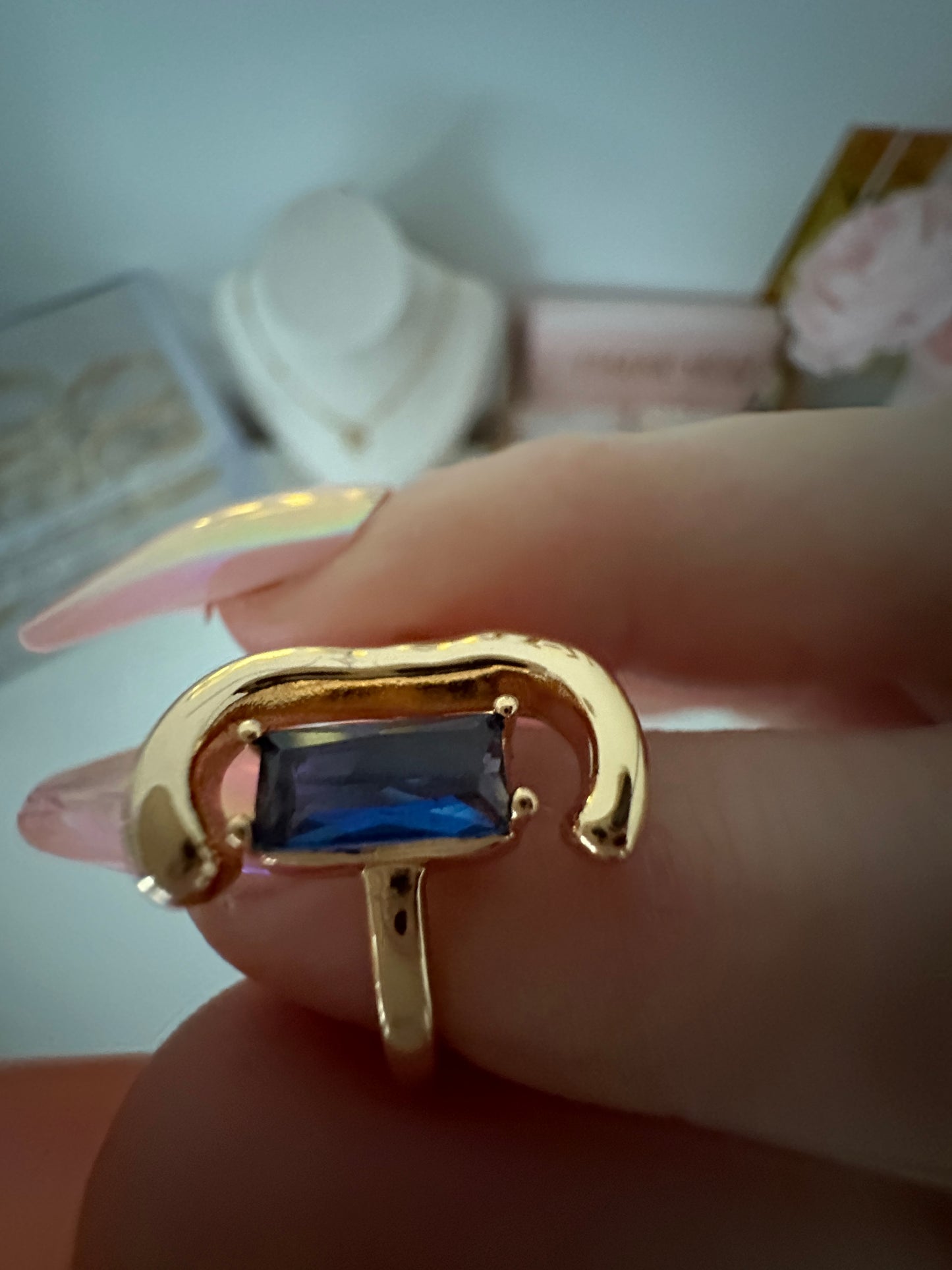 Sapphire Gold Ring