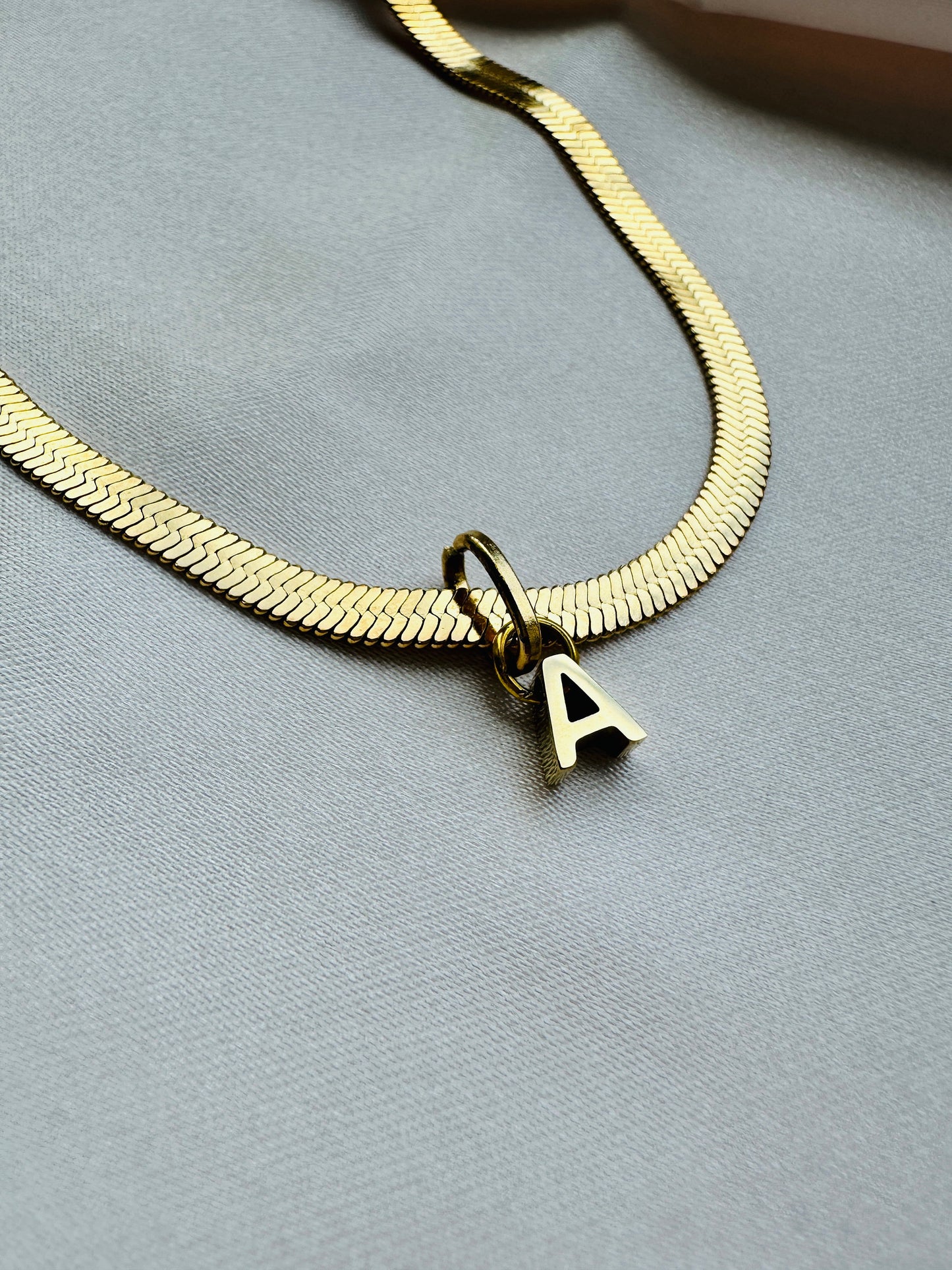 Initial Letter Necklace-Gift for Her-Unique