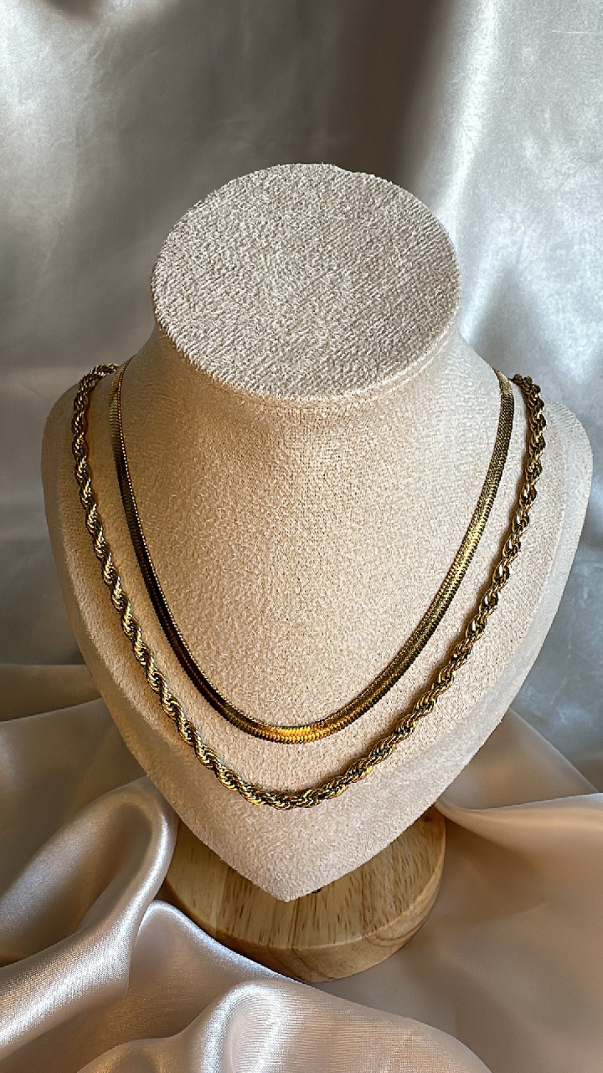 Necklace Chain Bundle Gold