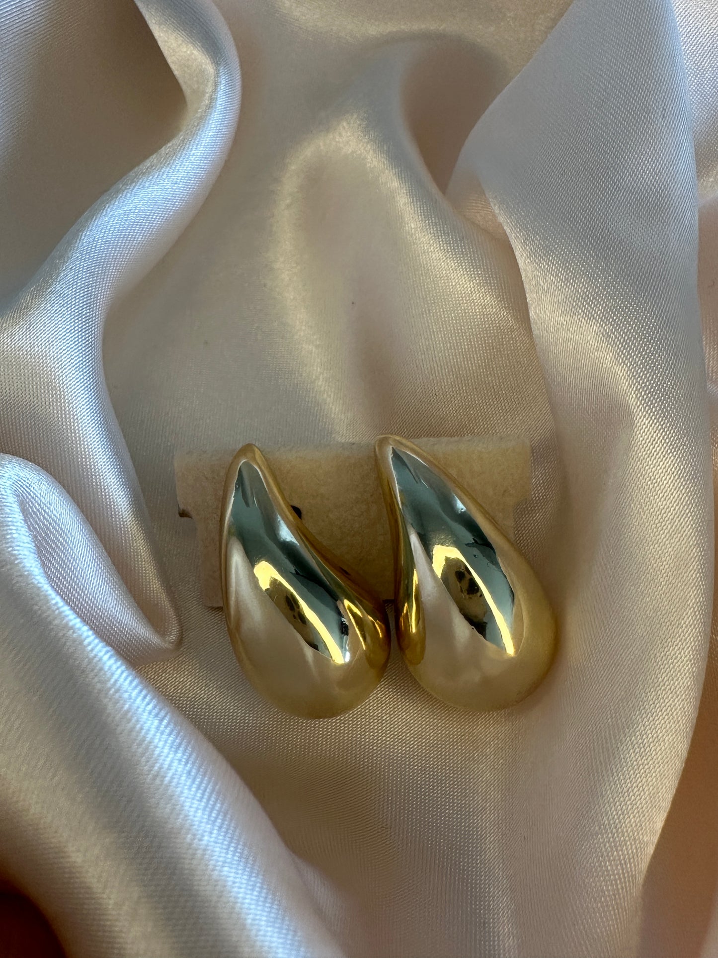 Jolie Gold Dome Earrings