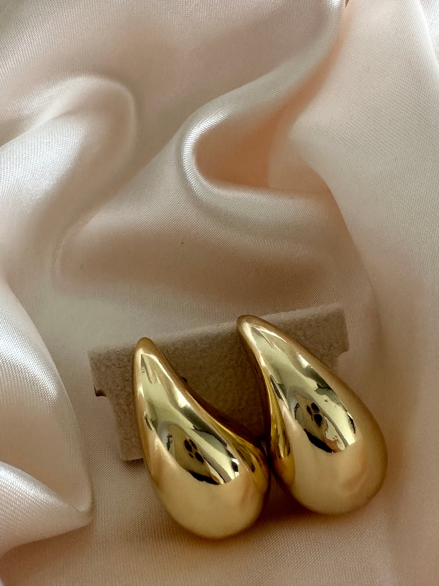 Jolie Gold Dome Earrings