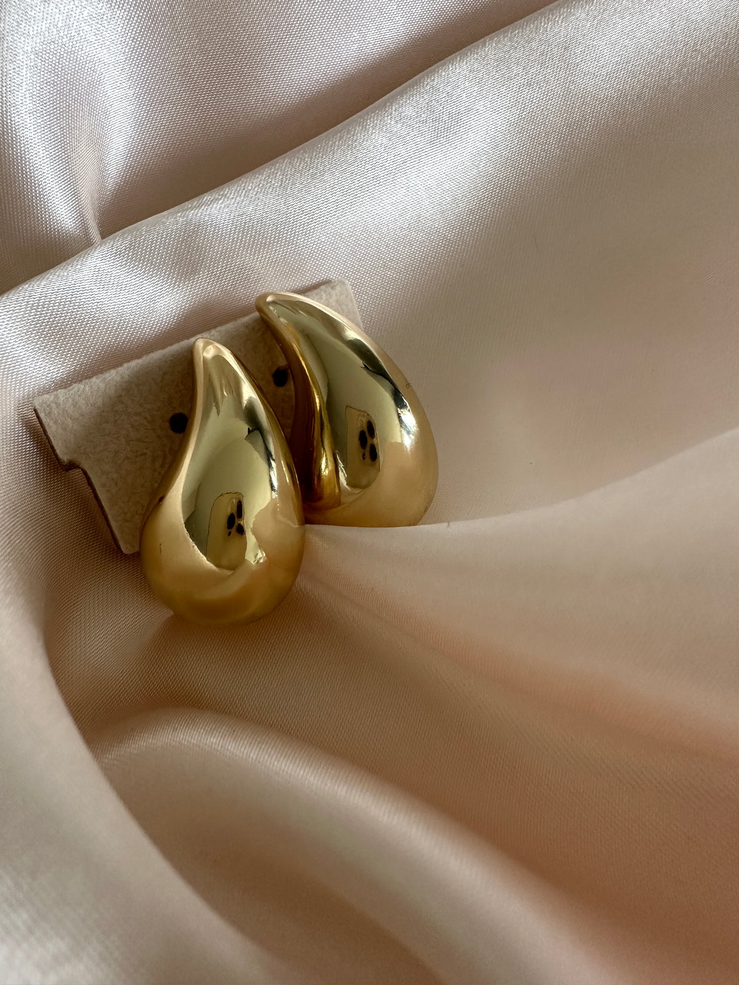 Jolie Gold Dome Earrings