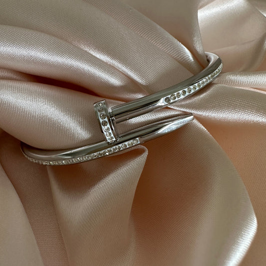 Hazel Silver Bangle