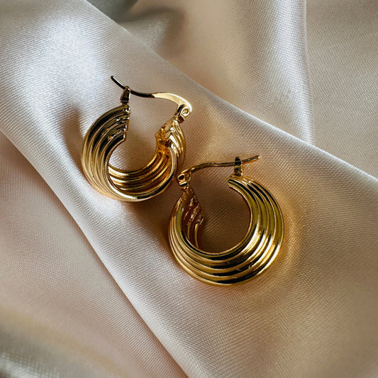 Bella Gold Hoops