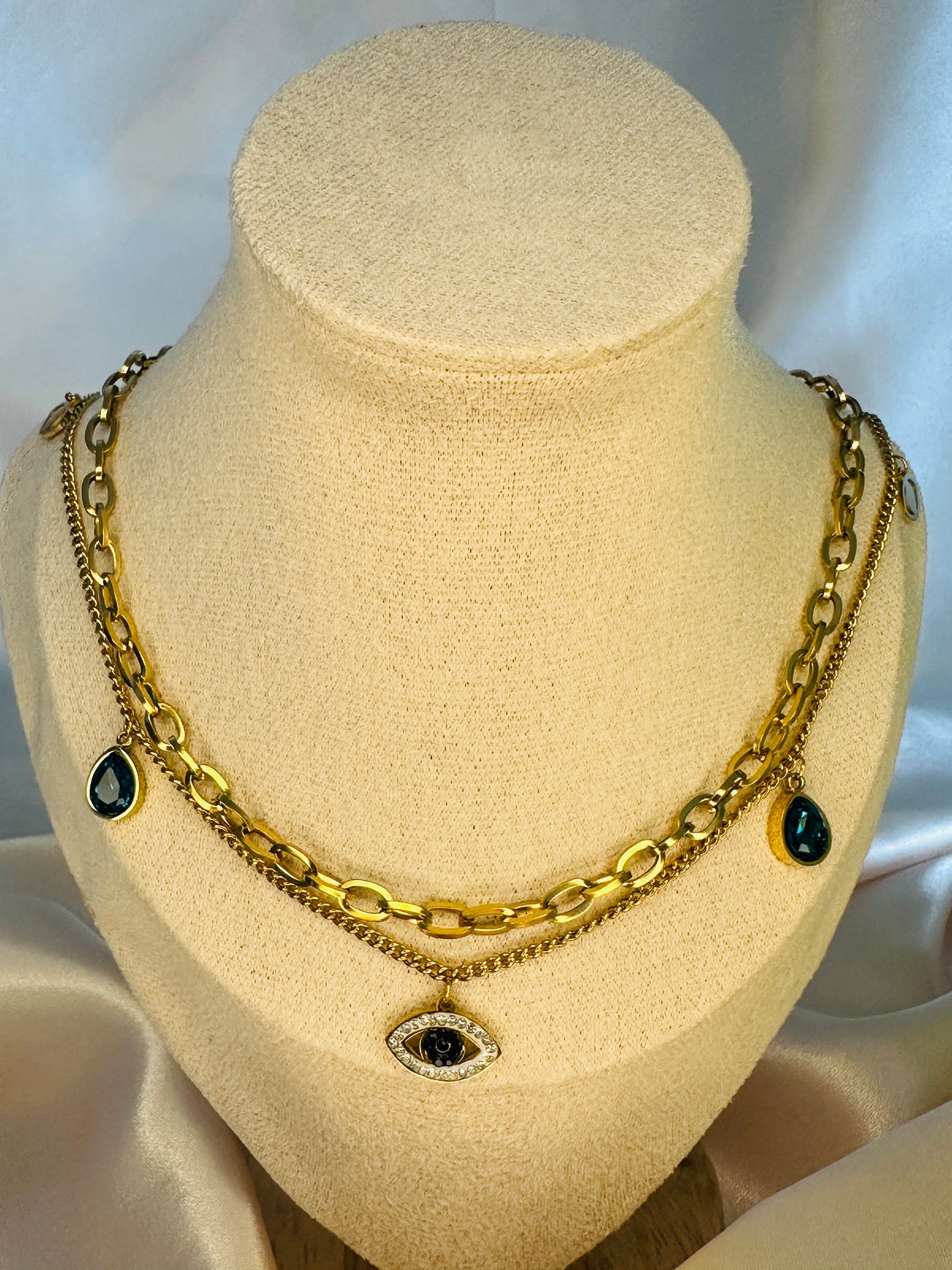 Evil Eye Gold Necklace