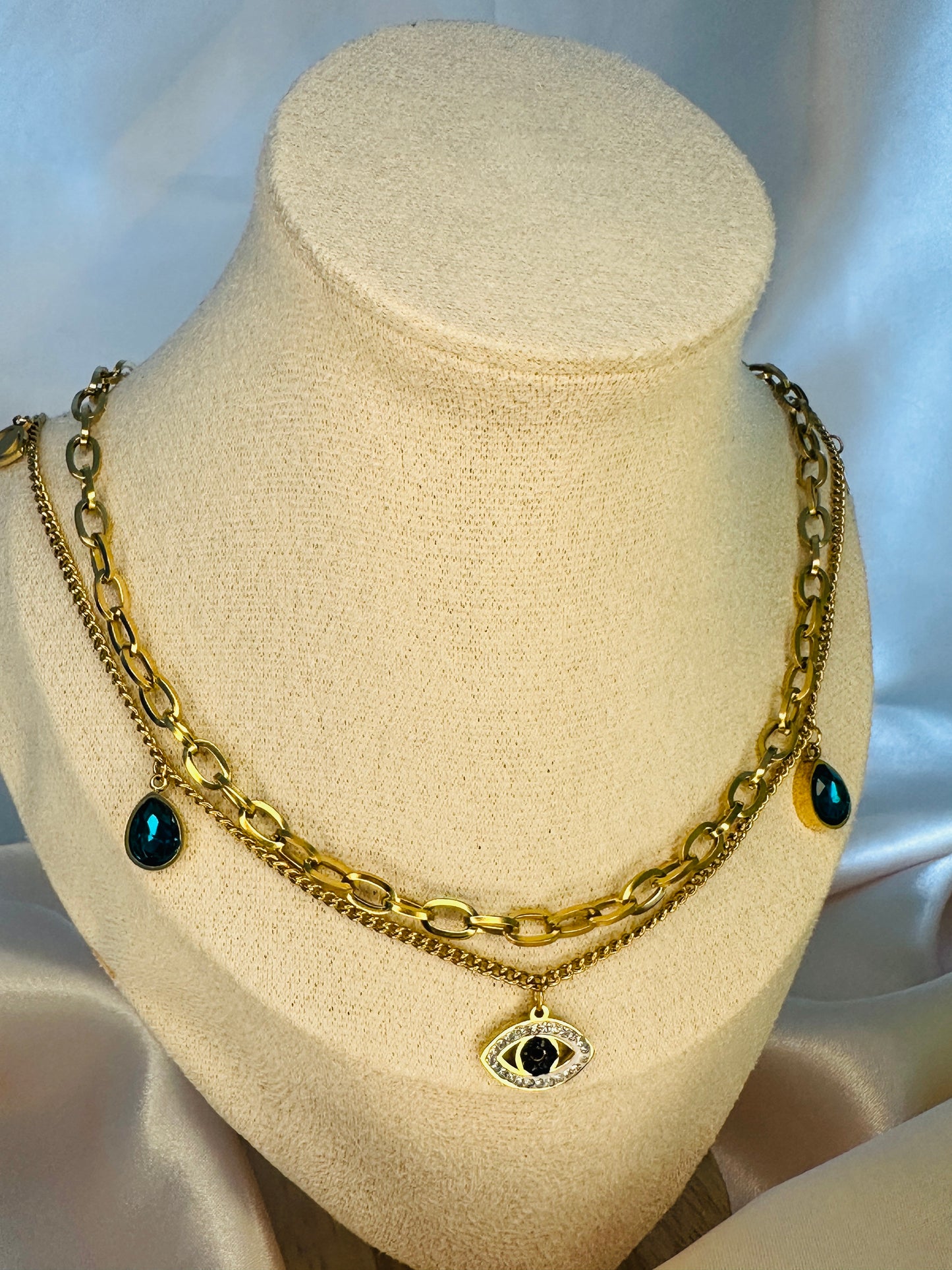 Evil Eye Gold Necklace