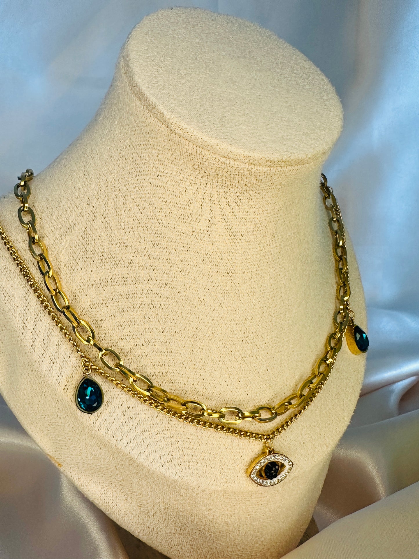 Evil Eye Gold Necklace