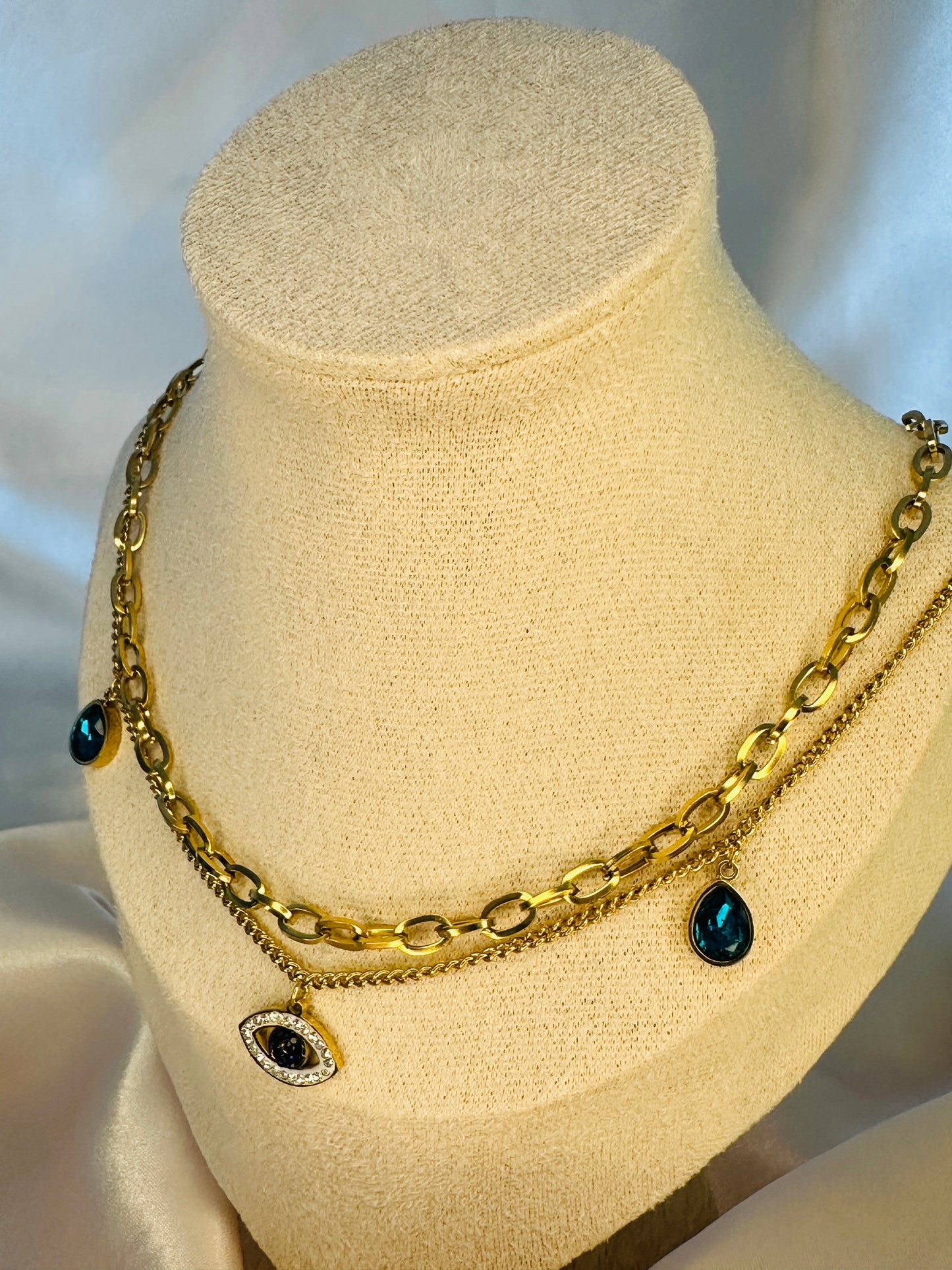 Evil Eye Gold Necklace