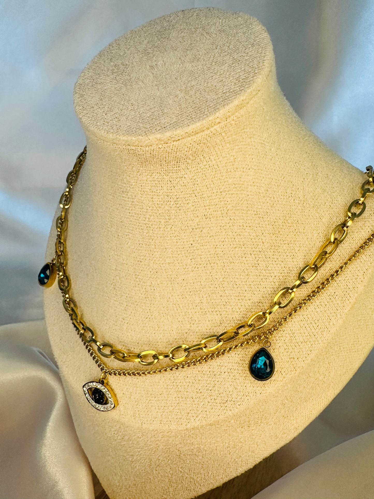 Evil Eye Gold Necklace