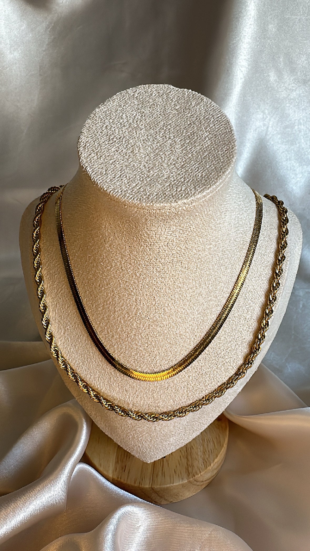 Necklace Chain Bundle Gold