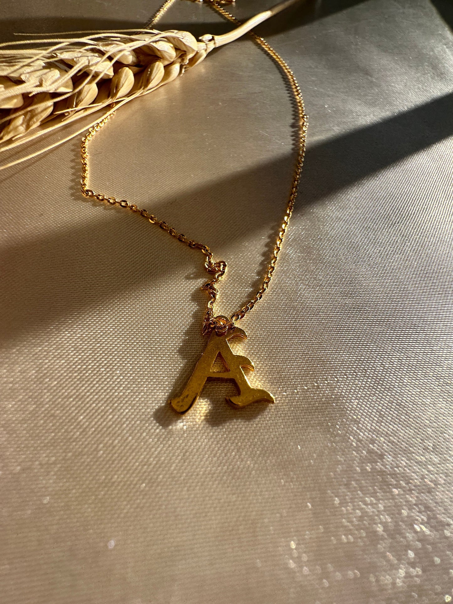 Initial Letter Necklace-Gift for Her-Unique