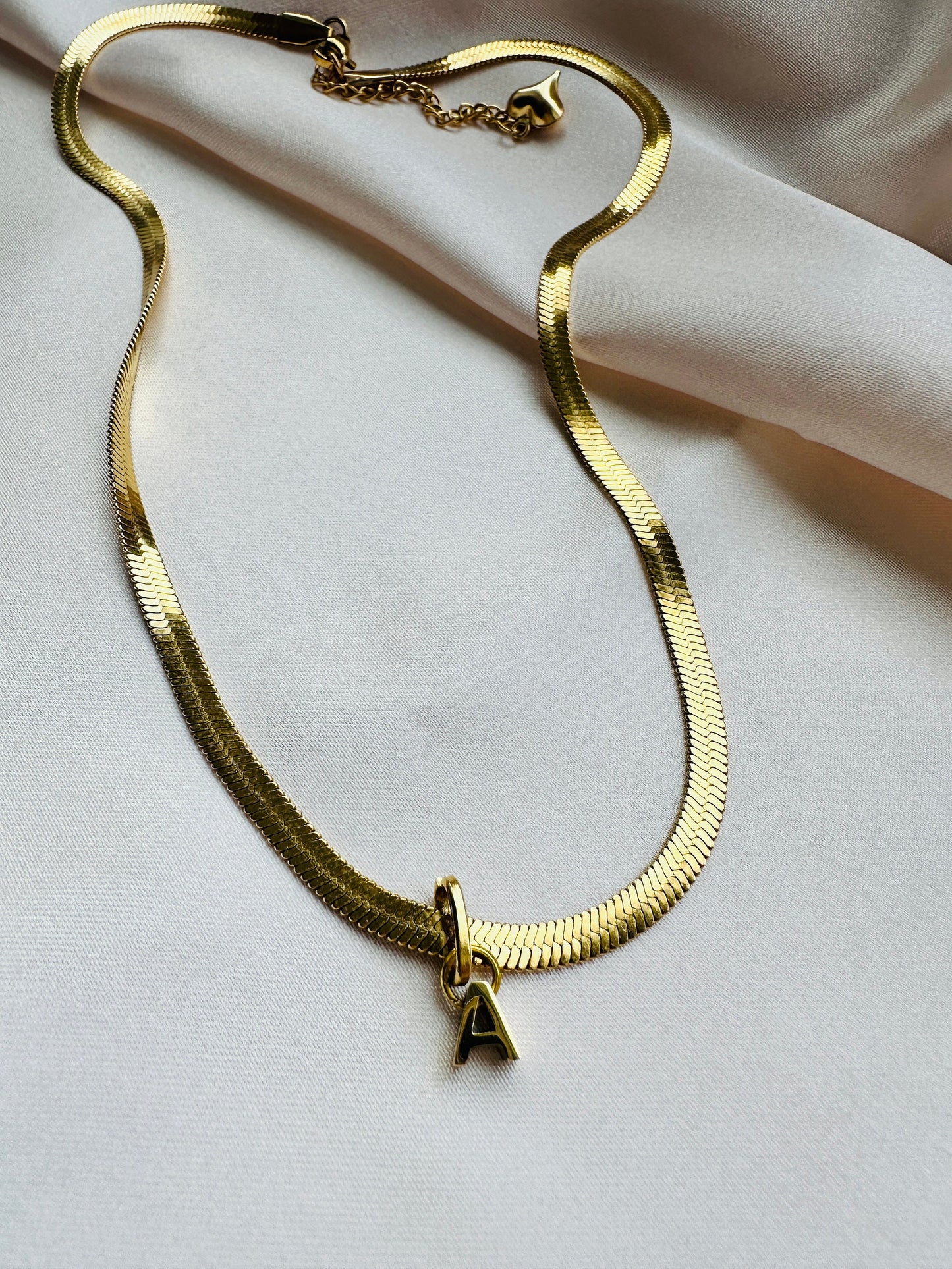 Initial Letter Necklace-Gift for Her-Unique
