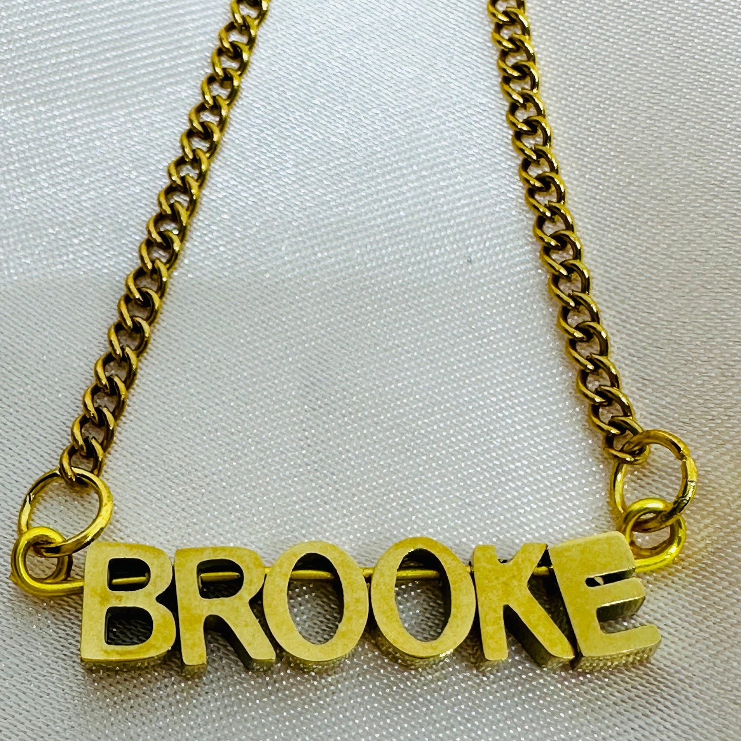 Gold Personalized Name Necklace: Custom Initial Jewelry