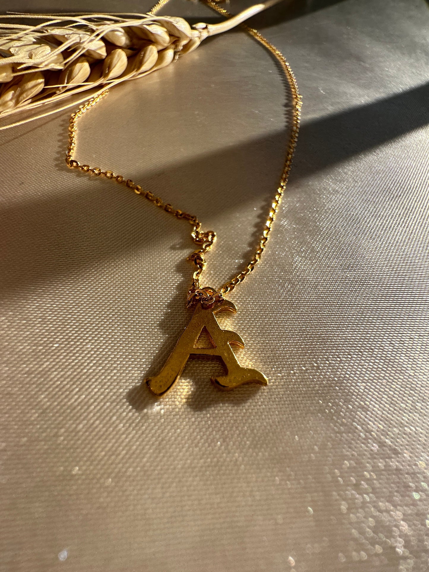Initial Letter Necklace-Gift for Her-Unique