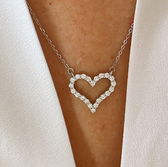 Sparkling Heart Necklace