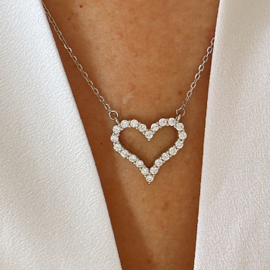 Sparkling Heart Necklace