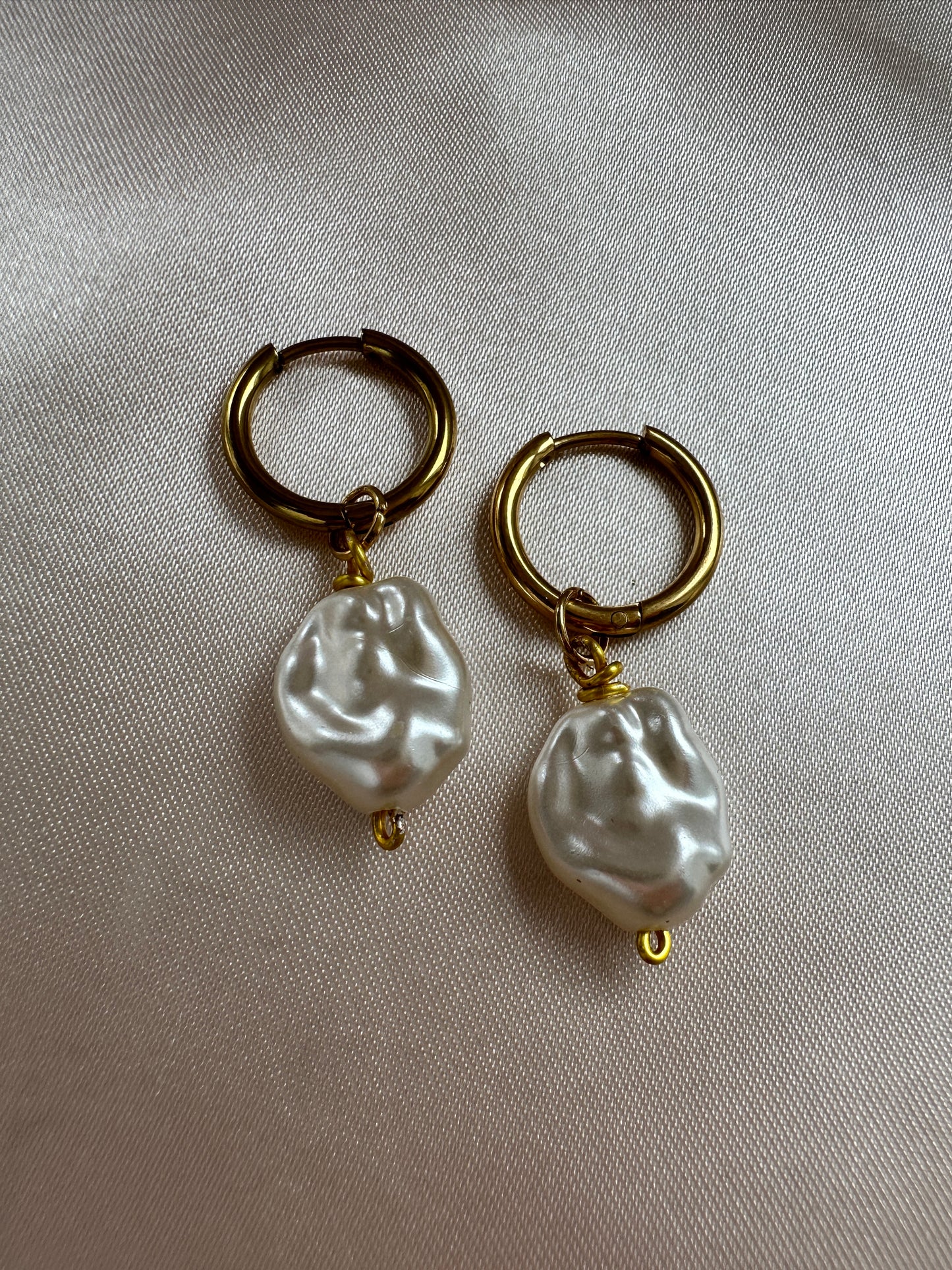 Handmade Pearl Earrings