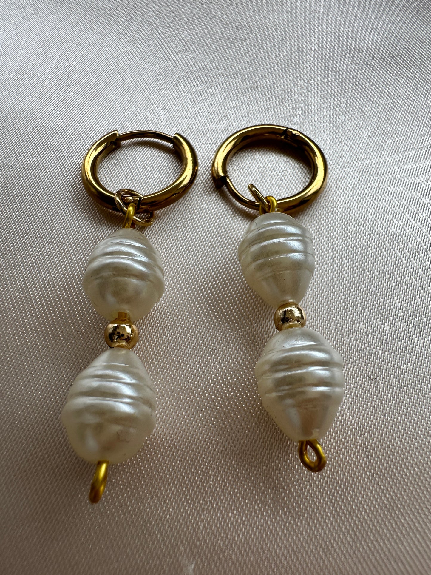 Handmade Dainty Pearl Earrings-Gift For Her