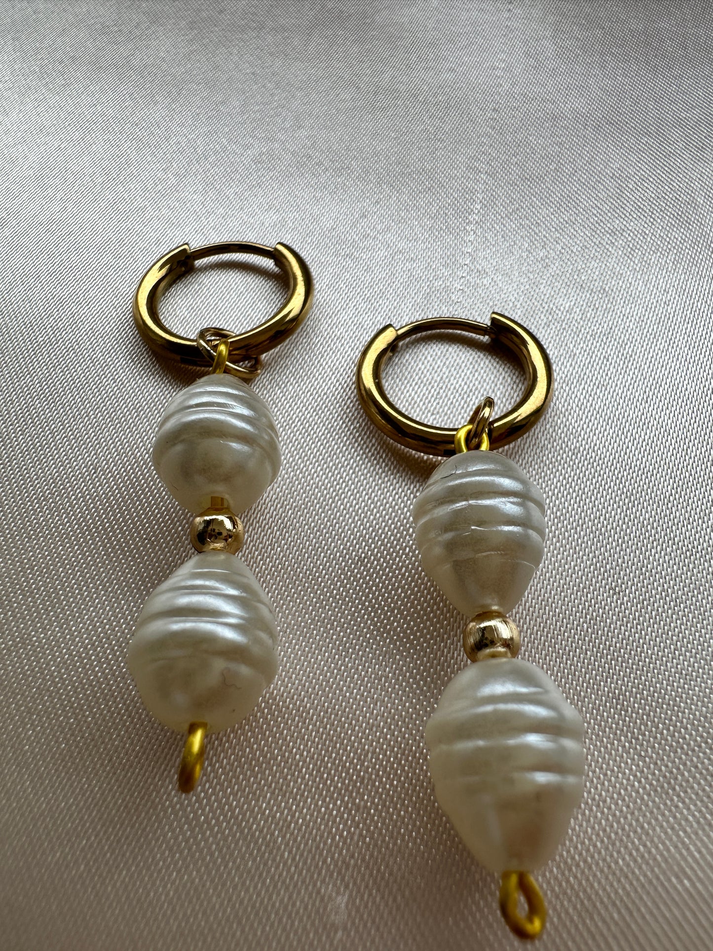 Handmade Dainty Pearl Earrings-Gift For Her