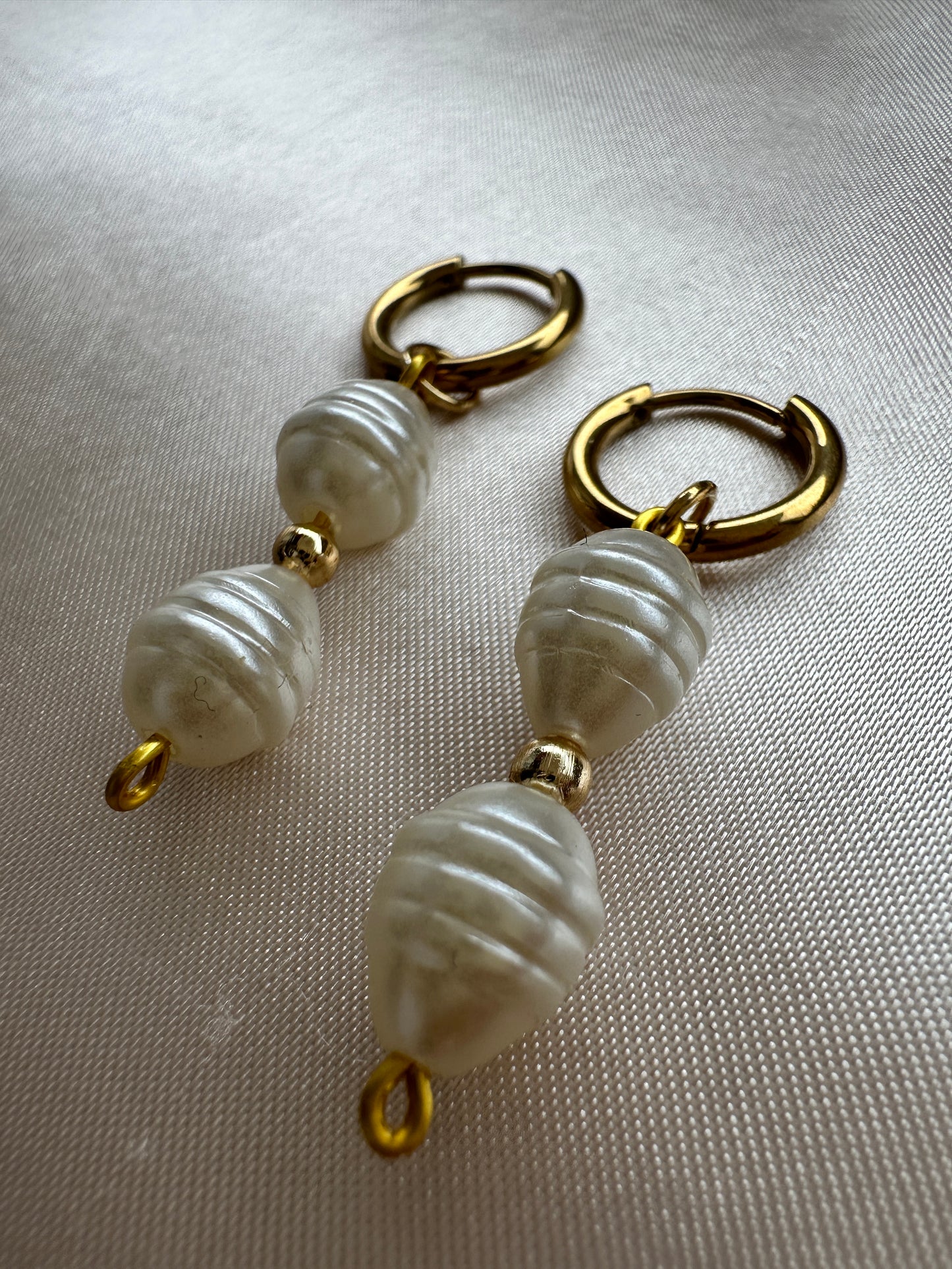 Handmade Dainty Pearl Earrings-Gift For Her