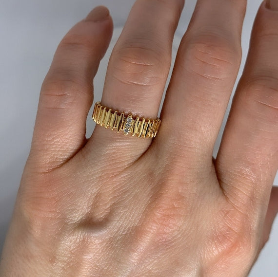 Golden Glam Adjustable Rings