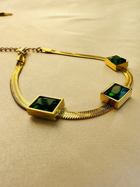 Emerald Necklace Set